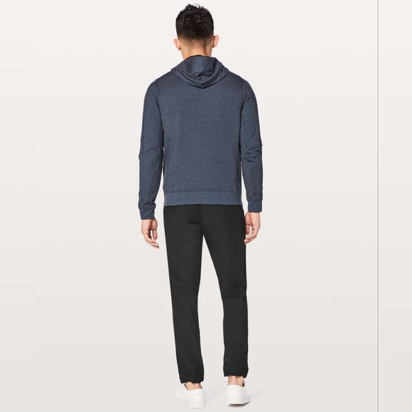 Lululemon City Sweat Zip Zipper Hoodie Heathered True Navy In large - Picture 7 of 8